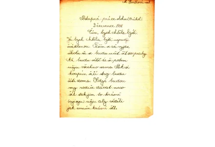 Fotografie - škola v Kunraticích