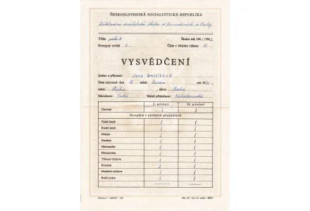 Fotografie - škola v Kunraticích